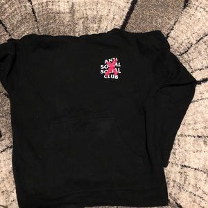 Anti social social club canceled hoodie